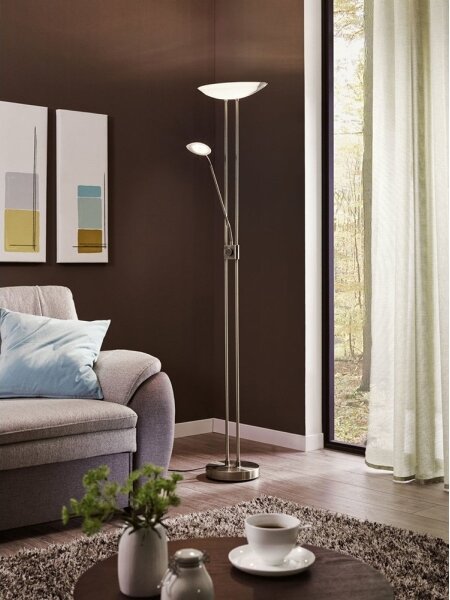 Eglo 93876 - LED stmievateľná lampa BAYA 1 LED/20W + LED/2,5W bronzová