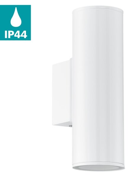 Eglo 94101 - LED vonkajšie osvetlenie RIGA 2xGU10/3W/230V