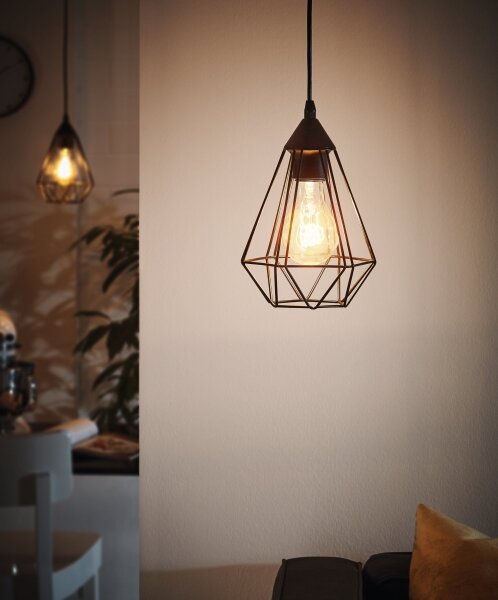 Eglo 94187 - Závesný luster TARBES na lanku 1xE27/60W/230V