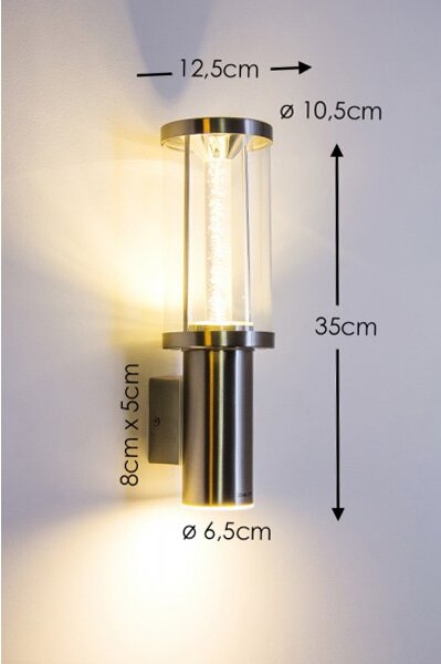 Eglo 94127 - LED vonkajšie osvetlenie TRONO STICK 1xGU10/3W + LED/3,7W