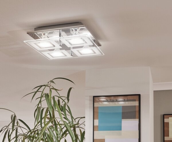 Eglo 94226 - LED stropné svietidlo ALMANA 4xGU10-LED/3W/230V