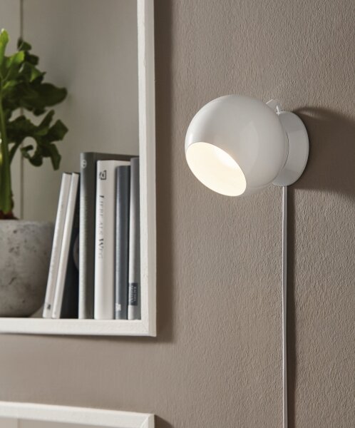 Eglo 94513 - LED stolová/nástenná lampa PETTO 1 1xGU10/2,8W/230V biela