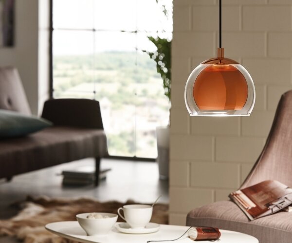 Eglo 94589 - Luster ROCAMAR 1xE27/60W/230V
