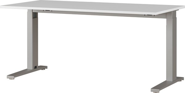 Výškovo nastaviteľný písací stôl 4240 Agenda Farba: Svetlo sivá / Strieborná