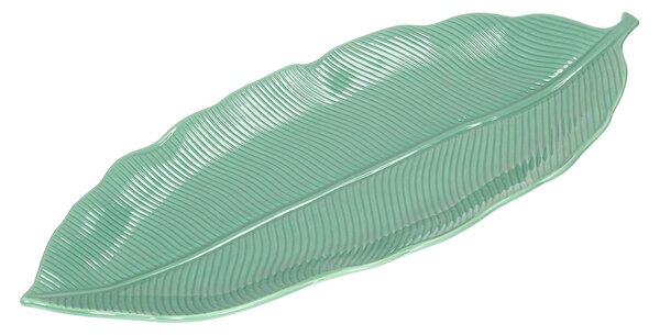 Servírovací podnos Jungle Leaves 47 cm svetlozelený