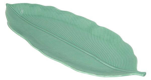 Servírovací podnos Jungle Leaves 47 cm svetlozelený