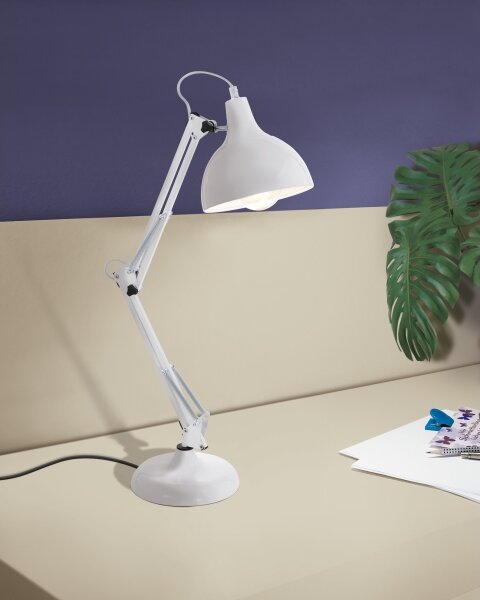 Eglo 94699 - Stolná lampa BORGILLIO 1xE27/40W/230V
