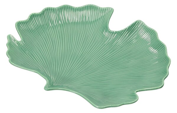 Servírovací podnos Jungle Leaves 35 cm svetlozelený