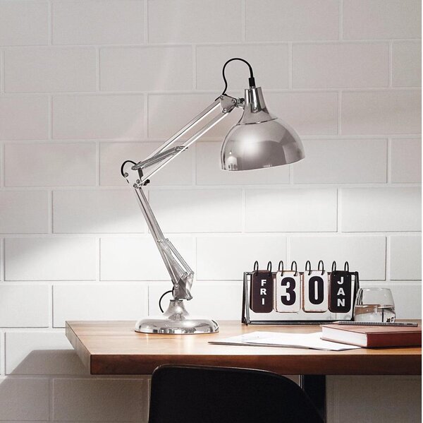 Eglo 94702 - Stolná lampa BORGILLIO 1xE27/40W/230V