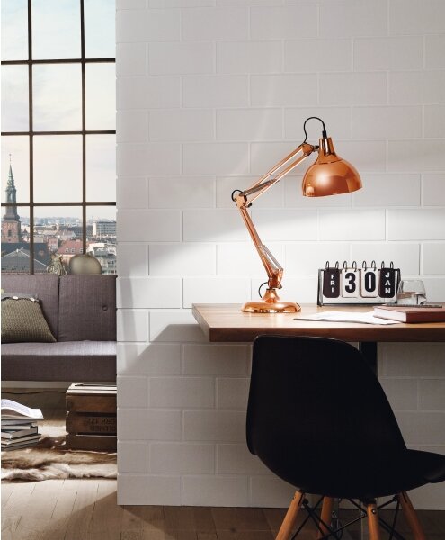 Eglo 94704 - Stolná lampa BORGILLIO 1xE27/40W/230V