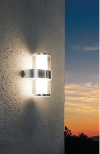 Eglo 94799 - Vonkajšie nástenné svietidlo BEVERLY 1 2xLED/3,7W/230V IP44