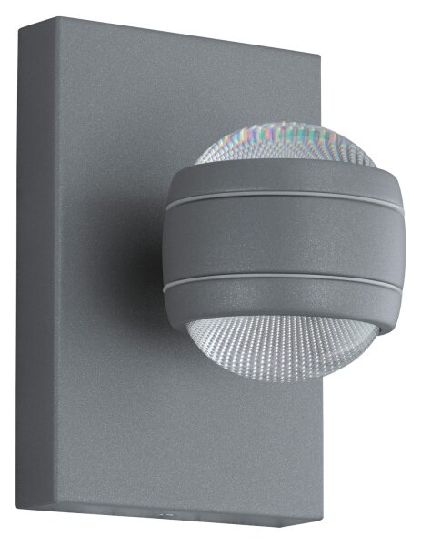 Eglo 94796 - LED Vonkajšie svietidlo SESIMBA 2xLED/3,7W/230V IP44