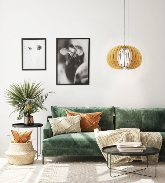 Eglo 94767 - Luster COSSANO 1xE27/60W/230V