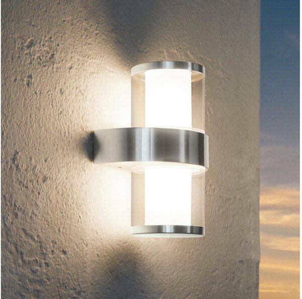 Eglo 94799 - Vonkajšie nástenné svietidlo BEVERLY 1 2xLED/3,7W/230V IP44