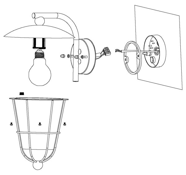 Eglo 94841 - LED Vonkajšie svietidlo PULFERO 1xE27/8,5W/230V IP44