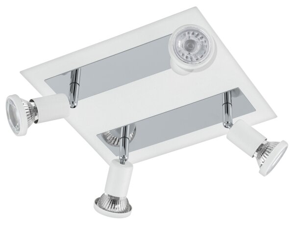 Eglo 94962 - LED Bodové svietidlo SARRIA 4xGU10-LED/5W/230V