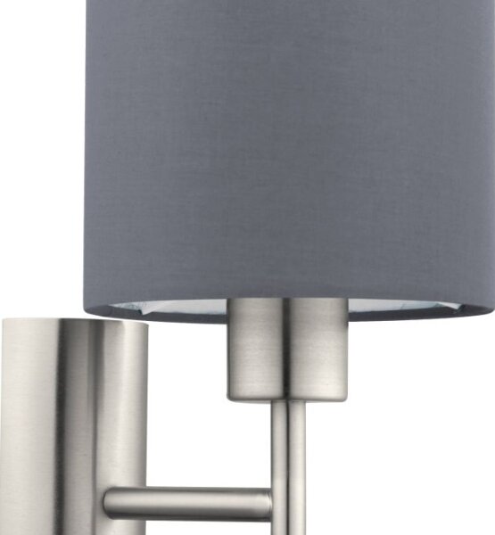 Eglo 94926 - Nástenné svietidlo PASTERI 1xE27/60W/230V