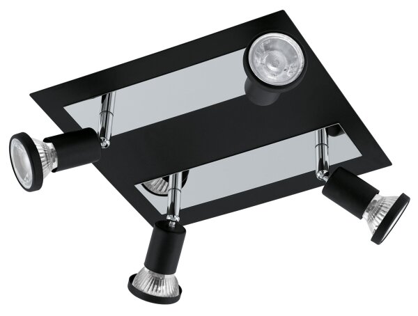Eglo 94966 - LED Bodové svietidlo SARRIA 4xGU10-LED/5W/230V