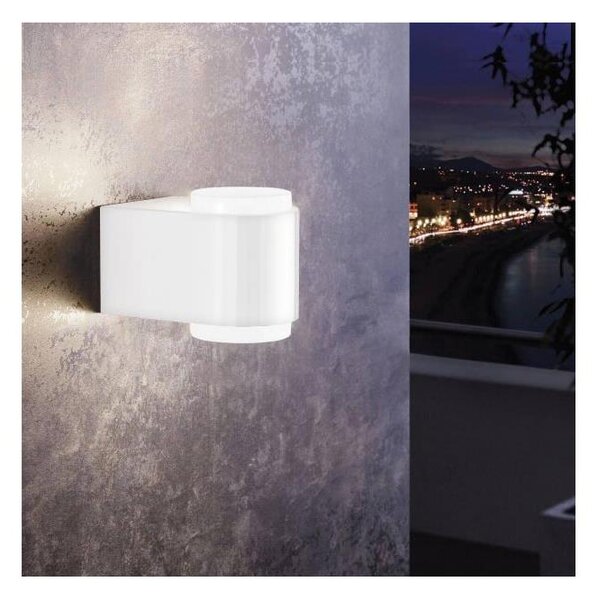 Eglo 95077 - Vonkajšie nástenné svietidlo BRIONES 2xLED/3W/230V IP44