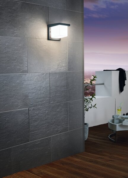 Eglo 95097 - Vonkajšie nástenné svietidlo DESELLA 1 LED/10W/230V