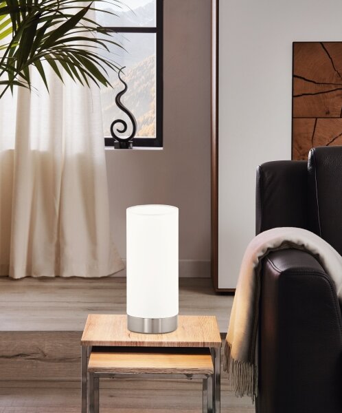 Eglo 95118 - Stmievateľná stolná lampa PASTERI 1xE27/40W/230V
