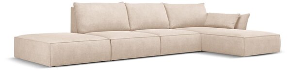 Béžová rohová pohovka (pravý roh) Vanda - Mazzini Sofas