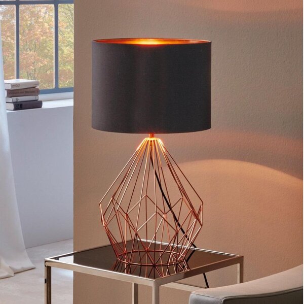 Eglo 95185 - Stolná lampa PEDREGAL 1xE27/60W/230V