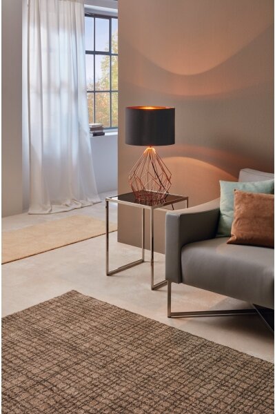 Eglo 95185 - Stolná lampa PEDREGAL 1xE27/60W/230V