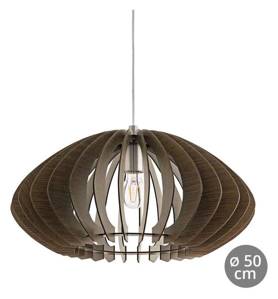 Eglo 95261 - Luster COSSANO 2 1xE27/60W/230V