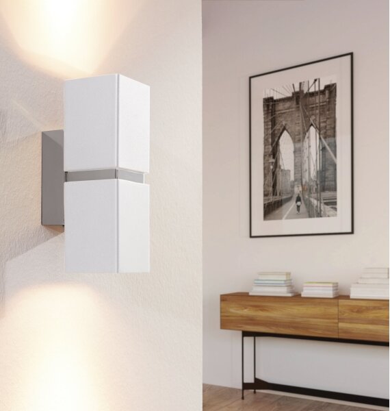 Eglo 95377 - LED Nástenné svietidlo PASSA 2xGU10-LED/4W/230V