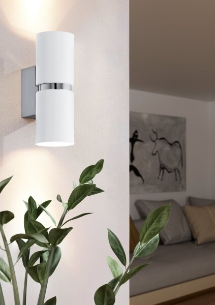 Eglo 95368 - LED Nástenné svietidlo PASSA 2xGU10-LED/4W/230V