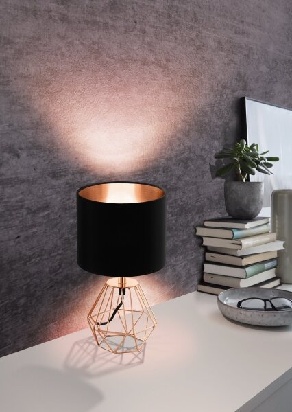 Eglo 95787- Stolná lampa CARLTON 2 1xE14/60W/230V