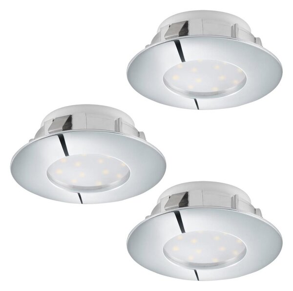 Eglo 95822 - SADA 3x LED podhľadových svietidiel PINEDA LED/4,9W/230V