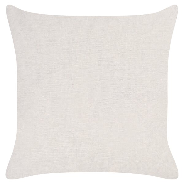 Sada 2 dekoratívnych vankúšov sivá krémová biela polyester 45 x 45 cm kvetovaný vzor moderný glamour štýl
