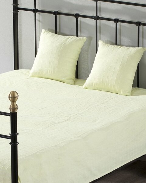 Súprava Milena lime green 150 × 250 cm – deka + 2 obliečky na vankúše