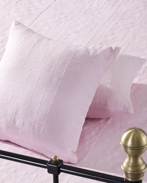 Súprava Milena pink rosa 150 × 250 cm – deka + 2 obliečky na vankúše