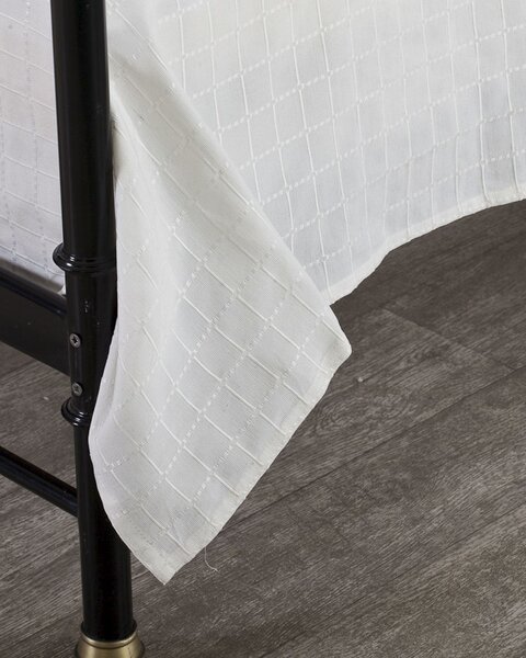 Súprava Milena white 150 × 250 cm – deka + 2 obliečky na vankúše