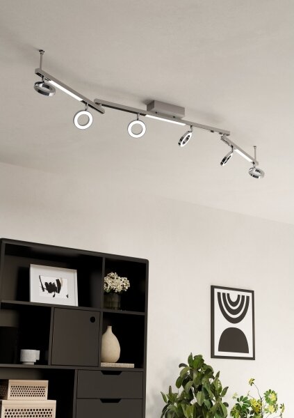 Eglo 96183 - Bodové svietidlo CARDILLIO 1 6xLED/3,2W + 3xLED/3,3/230V