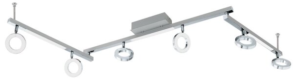 Eglo 96183 - Bodové svietidlo CARDILLIO 1 6xLED/3,2W + 3xLED/3,3/230V
