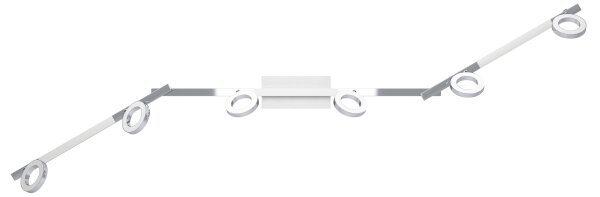 Eglo 96183 - Bodové svietidlo CARDILLIO 1 6xLED/3,2W + 3xLED/3,3/230V