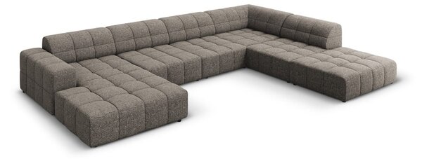 Tmavosivá rohová pohovka (pravý roh/do tvaru "U") Chicago – Cosmopolitan Design