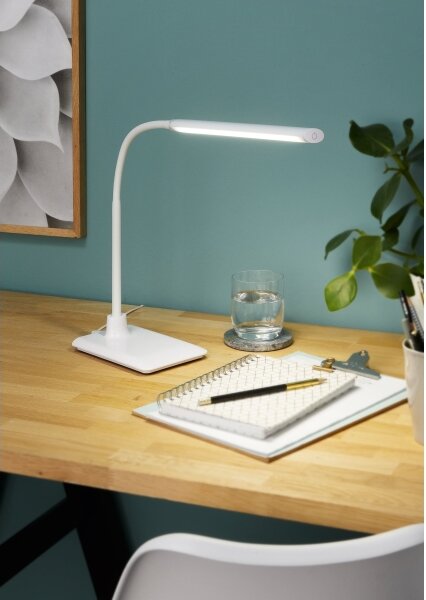 Eglo 96435 - LED Stolná lampa LAROA LED/3,5W/230V biela