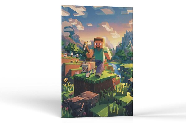 Prieskumník z Minecraft hry | Obrazy Vintessia Rozmery obdĺžnik: 20x30
