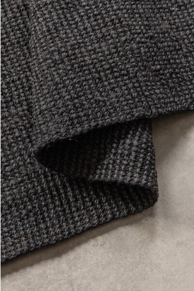 Čierny jutový behúň 80x200 cm Bouclé – Hanse Home