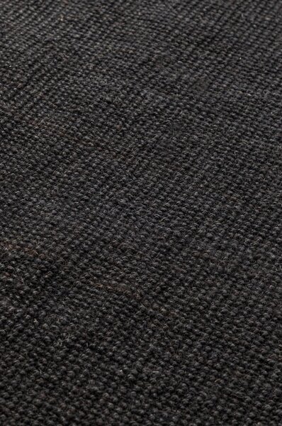 Čierny jutový koberec 80x150 cm Bouclé – Hanse Home