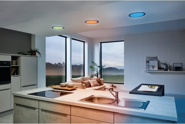Eglo 33317 - LED RGBW stmievateľné zapustené stropné svietidlo FUEVA-C LED/15,6W/230V pr. 22,5 cm