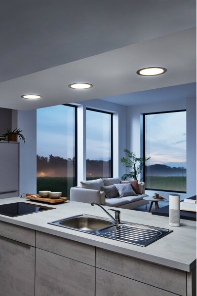 Eglo 33317 - LED RGBW stmievateľné zapustené stropné svietidlo FUEVA-C LED/15,6W/230V pr. 22,5 cm