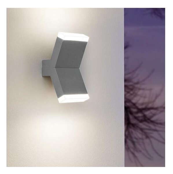 Eglo 96706 - LED Nástenné svietidlo CANTZO 2xLED/4W/230V šedá