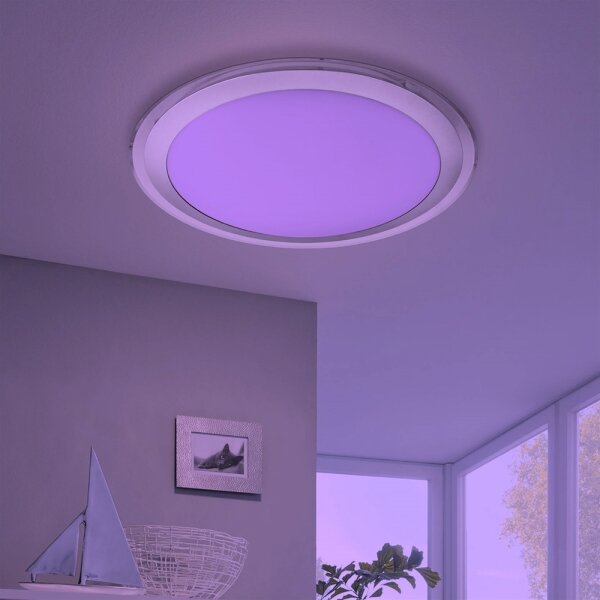 Eglo 96818 - LED RGBW Stmievateľné stropné svietidlo COMPETA-C LED/17W/230V