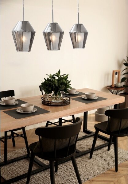 Eglo 96774 - Závesný luster na lanku MURMILLO 3xE27/28W/230V